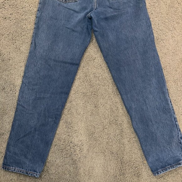 LEVI'S 544 VINTAGE MADE IN USA 100% COTTON BLUE JEANS HIGH WAIST JUNIOR SIZE 13S - Picture 7 of 11